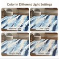 thumbnail image 7 of ODIKA 5'x7' Washable Area Rug With Modern Watercolor Wave Motifs Abstract Brushstroke Design Playful for Guest Room, Lounge, Apartment, Non-Slip Low Profile, Stain Resistant, 7 of 7
