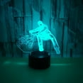 thumbnail image 5 of YSITIAN 3D creative night light USB powered 7-color LED light, suitable for children's gift bedroom decoration YT-14118, 5 of 5