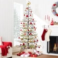 thumbnail image 2 of Árbol de Navidad Best Choice Products preiluminado, 6 pies con luces LED, 2 of 9