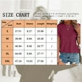 thumbnail image 5 of TEMOFON Womens Tops Dressy Blouses Crew Neck Short Sleeve Tunic Tops Casual Shirts for Womens Clothes Summer Trendy Eyelet Curved Hem Tunic Tops T Shirts, 5 of 9