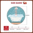 thumbnail image 4 of Bingfone Christmas Tree Skirt Mat Christmas Decoration Interior 48"-Bathtub With Soap Bubbles, 4 of 8