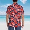 thumbnail image 6 of Goofa Hand Drawn Tomatoes Hawaiian Shirt for Men, Unisex Summer Beach Casual Short Sleeve Button Down Shirts,Aloha Tropical Floral print shirt-X-Large, 6 of 9