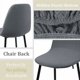 thumbnail image 4 of Funda para silla de comedor, funda para silla tapizada moderna, fundas elásticas de ajuste perfecto, protector de silla de estilo nórdico para cocina, sala de estar, hotel (4 piezas), 4 of 5