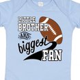 thumbnail image 4 of Inktastic Little Brother and Biggest Fan Football Player Boys Baby Bodysuit, 4 of 5