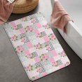 thumbnail image 2 of Pioneer Flower Floral Print Pattern Bathroom Rugs Mat, Non Slip Microfiber Bathroom Rug with Rubber Backing, Soft Mats for Bathroom Floor Tub Shower, 20"x32", 2 of 5