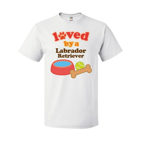 Inktastic Labrador Retriever Loved by a T-Shirt