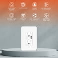 thumbnail image 2 of Tomacorriente Inteligente Wi-Fi Multicontacto 2 contactos + 1 puerto USB-A Compatible con App móvil y Asistentes de voz Tecnolite, 2 of 6