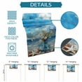 thumbnail image 7 of Table Runner Daisy Vase Table Decoration for Kitchen Dinning Starfish Abstract Painting Table Decoration for Indoor Outdoor Party Wedding Decor 13x90 Inch, 7 of 7