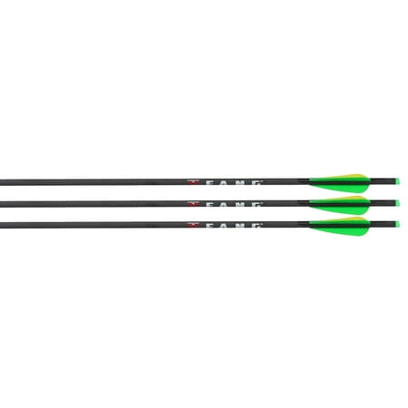 PSE Archery 1930FNG20FM Black Fang Crossbow Half Moon Bolt 20 Inch 3 Pack