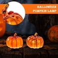 thumbnail image 5 of Mini Transparent LED Pumpkin Light Decoration Warm Fall Pumpkin Lamp Ornament Realistic Pumpkin Shape Tabletop Decor Plastic Halloween Thanksgiving Light Indoor Outdoor, 5 of 7