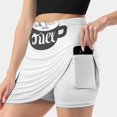 thumbnail image 3 of Coffee Is Fuel Women's skirt With Pocket Vintage Skirt Printing A Line Skirts Summer Clothes Coffee Cafe Monkey Singe, 3 of 6