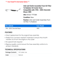 thumbnail image 2 of Inlet and Outlet Assembly From Filter To Radiator Cooler Hose - Compatible with 1996 - 2005 Chevy Blazer 4WD 1997 1998 1999 2000 2001 2002 2003 2004, 2 of 2