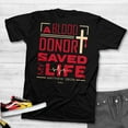 thumbnail image 6 of Light Source Mens T-Shirt Blood Donor, 6 of 6