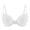 White, variant on Fancifize Plus Size Women Push Up Bras Seamless Underwire Full Coverage Breathable Soft Comfort Everyday Bra