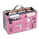 thumbnail image 2 of Bolso organizador de bolso cosmético de viaje con doble cremallera portátil multifunción para mujer, 2 of 8