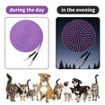 thumbnail image 3 of Rypet Reflective Cat Long Leash - 30 FT Escape Proof Walking Leads Yard Long Leash Durable Safe Personalized Extender Leashes Traning Play Outdoor for Kitten, Puppy, Rabbit and Small Animals(Purple-M), 3 of 3