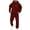 Red, variant on VBTAPA Sweat Suits for Men Tracksuits 2 Piece Sets Heart Beat Print Athletic Jogging Suits Trendy Casual Outfits Limited Time Sales Red XXXL