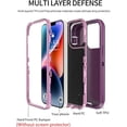 thumbnail image 5 of Heavy Duty Case Designed for iPhone 15 Shockproof Triple Layer Rugged Case 6.1inch, 5 of 6
