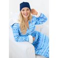 thumbnail image 6 of Dreams & Co. Plus Size Sherpa-Lined Long Hooded Robe, 6 of 6