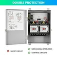 thumbnail image 7 of RV Transfer Switch, Briidea Automatic Transfer Switch 50 Amp Applied to RV, Speedboats, 120/240 VAC, 7 of 7