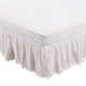 thumbnail image 1 of Yuarrent Hogar De Cama Elegante Y Fácil De Limpiar Fácil De Limpiar Alrededor De La Cenefa De La Cama Sábana Blanca US-Full54*75in Type2 NO2, 1 of 6