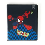 Yoobi x Marvel Printed Black Spider-Man Skate 1 Inch Binder for Kids ? PVC Free 3-Ring Binder | for School, Office, or Home (Fits 220 Sheets of Paper)