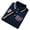 WenDA04_Navy, variant on WEIWEN Men's 250th Anniversary USA Shirt Big and Tall Patriotic America 4th of July Golf Shirts for Men Short Sleeve Button Down Polos Navy 5XL