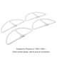 thumbnail image 1 of 4pcs Parachoques Desprendibles tectores de Hélice de Plástico ABS para Phantom4 CUTICAT Protector de hélice, 1 of 8