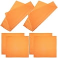 thumbnail image 1 of Mobutofu 6Pcs Fabric Dinner Napkins Cotton Orange Soft Washable Napkins for Party and Table Setting, 1 of 5