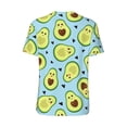 thumbnail image 2 of Daiia Avocado and Hearts Mens Baseball Jersey Button Down Shirts Short Sleeve Sports Uniforms-XX-Large, 2 of 9