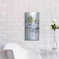 thumbnail image 6 of Luxe Metal Art 'Sailboat Reflections I' by Emma Scarvey, Metal Wall Art, 12"x24", 6 of 9