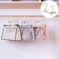 thumbnail image 6 of Clear Women Purse Handbag Dust Cover Craft Storage Bag with Zipper for Dust Moisture Proof Protector Travel Organizer Handbag Organizer Bag Covers Transparent Handbag Storage, 6 of 12
