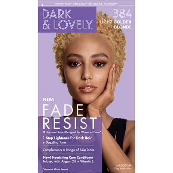 SoftSheen-Carson Dark and Lovely Fade Resist Hair Color, 384 Light Golden Blonde