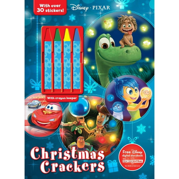 Color & Activity with Crayons Disney Pixar Christmas Crackers