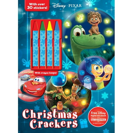 Color & Activity with Crayons: Disney Pixar Christmas Crackers