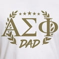 thumbnail image 3 of CafePress - Alpha Sigma Phi Greek Dad Gold T Shirt - Fitted T-Shirt, Vintage Fit Soft Cotton Tee, 3 of 4