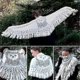 thumbnail image 4 of 160cm Retro Owl Scarf, Hedwig Knitting Pattern Thick Warm Winter Scarf, Wrap Tassel Scarves Knitted Ladies Shawl-MXBC, 4 of 5