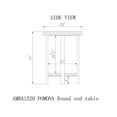 thumbnail image 2 of Alaterre Table d'Appoint Ronde Pomona, Naturel Rustique, 2 of 5