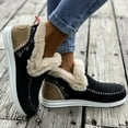 thumbnail image 6 of Stylish and comfortable winter warm shoes - plush lining, warm, wear-resistant, round toe, slip-on design, comfortable outdoor walking shoes suitable for cold weather, 6 of 12