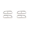 thumbnail image 3 of Transemion 2pcs/set Easy Installation Car Exhaust Pipe Cover Trim Durable Stainless Steel Enhanced Protection bright light 2Set, 3 of 6