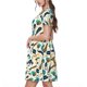 thumbnail image 2 of Easygdp Fathers day para Vestido Transpirable de Mujer, Vestido Suelto de Manga Corta con Pliegues y Bolsillos para el Verano, 2 of 6