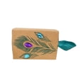 thumbnail image 2 of Bearachild 50 piezas tipo cajón dulces fiesta galletas galletas postre paquete papel caja de regalo patrón de plumas caja de embalaje Organizadores de utensilios de cocina, 2 of 6