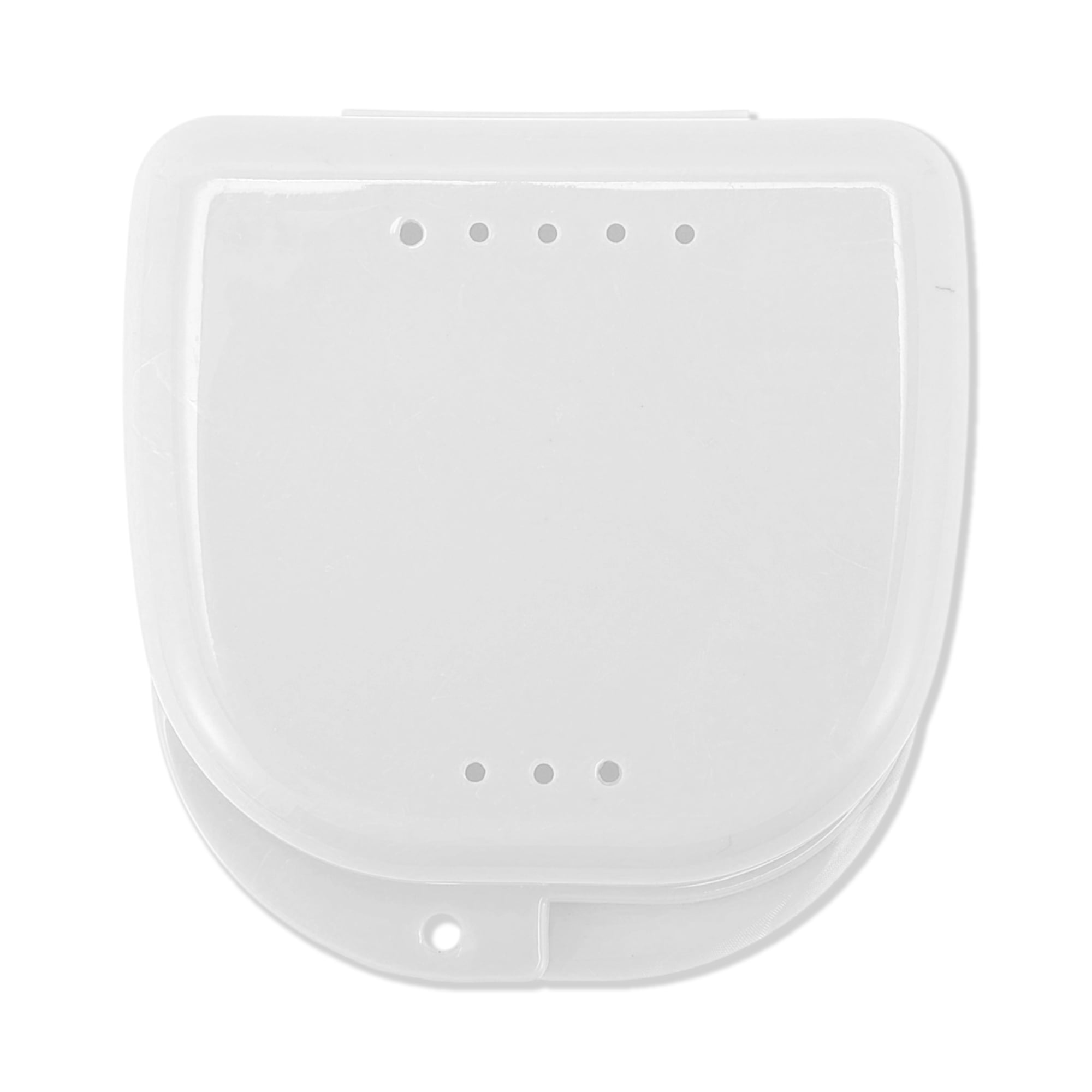 Unique Bargains Strapless Hole Portable Retainer Case Braces Box 1 Pc White