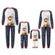 thumbnail image 1 of Conjunto de pijamas familiares a juego de Navidad Fiomva con estampado de dinosaurios de dibujos animados, ropa de dormir para el hogar, pijamas para adultos y niños, 1 of 7