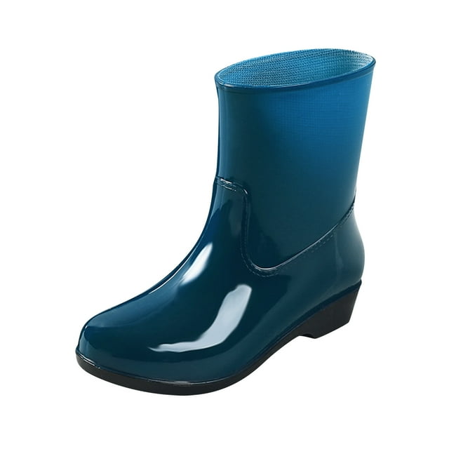 women shoes short rain boots for womens ankle waterproof rainboot slip ...