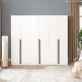 thumbnail image 2 of Manhattan Comfort Lee Wardrobe Closet 1.0 in White - Engineered Wood - Set of 3, 2 of 10