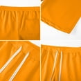 thumbnail image 5 of Domzle Men's Casual Classic Shorts Athletic Cotton Sweat Elastic Waist Drawstring Shorts with Drawstring Orange 2XL, 5 of 5
