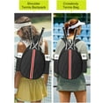 thumbnail image 5 of 17in Tennis Backpack for 2 Rackets & Gear, Sports Bag with Wet/Dry Compartment, Unisex Backpack for Men and Women, Ideal Gift for Tennis & Pickleball, 5 of 14