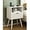 White-outlet, variant on Black Nightstand with Outlet, Modern Bedside Table with Storage Drawer and Open Wood Shelf, for Living Room, Bedroom and Small Spaces, Accent Night Stand with Solid Wood Legs, Easy Assembly