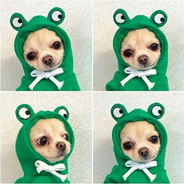 Xihbxyly Suéter para Mascota, Linda Sudadera Polar con Capucha para Perro o Gato, Tela Suave de Algodón y Poliéster, Cálido y Cómodo, Fácil de Usar, Protección para Invierno y Verano, Talla Pequeña y